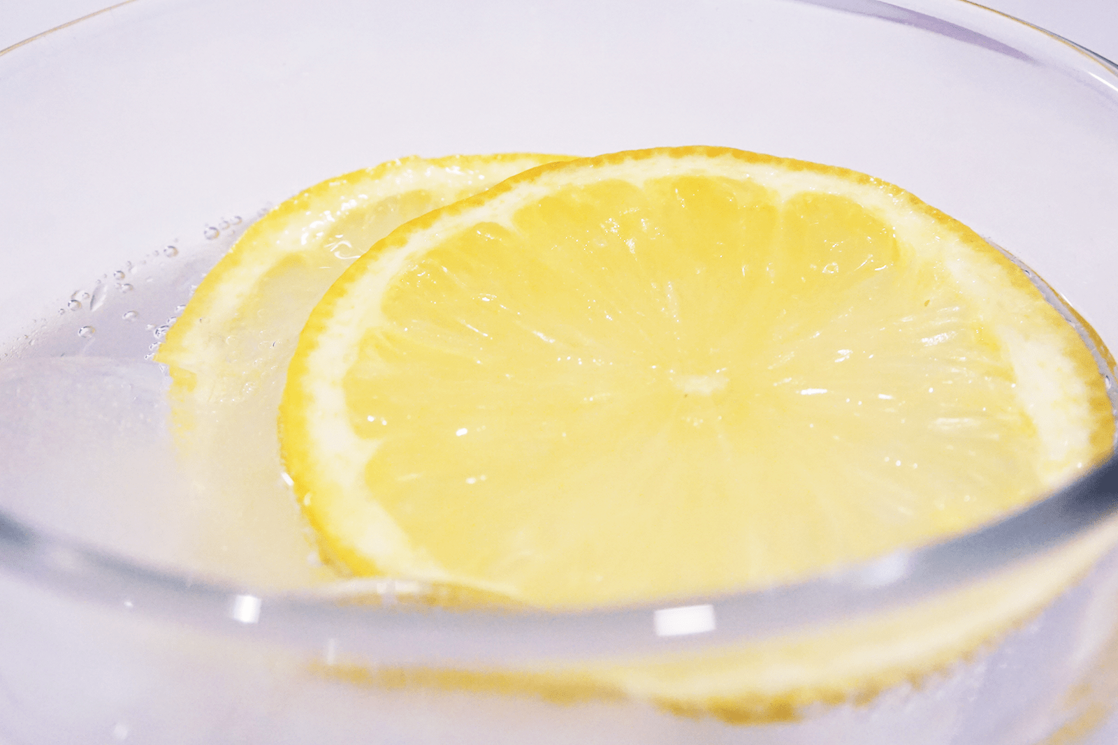 ソーダストリームで作ったレモン炭酸水